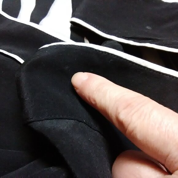 Vintage BOB MACKIE Wearable Art 100% SILK Black Zebra Shirt Large / L - Picture 13 of 14